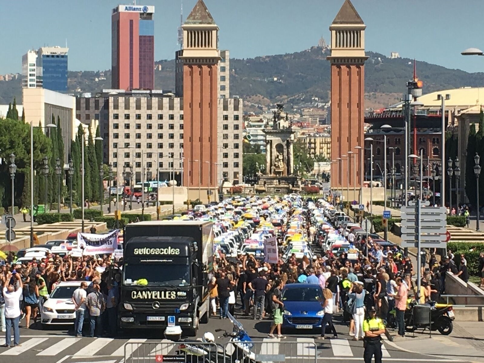 Huelga examinadores trafico