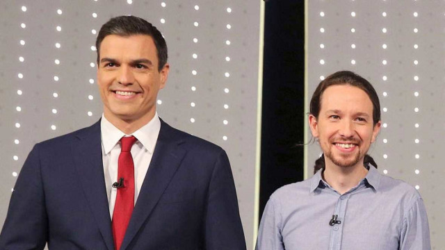 Pedro Sánchez y Pablo Iglesias