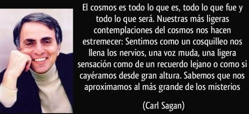 Frase de Carl Sagan sobre el cosmos