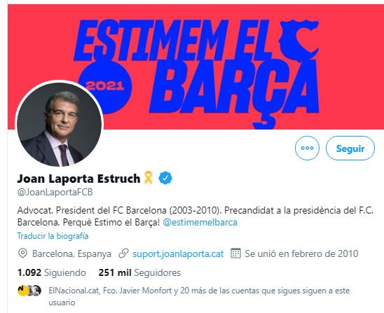 Laporta invests a thousand euros a day in promoting itself on Facebook