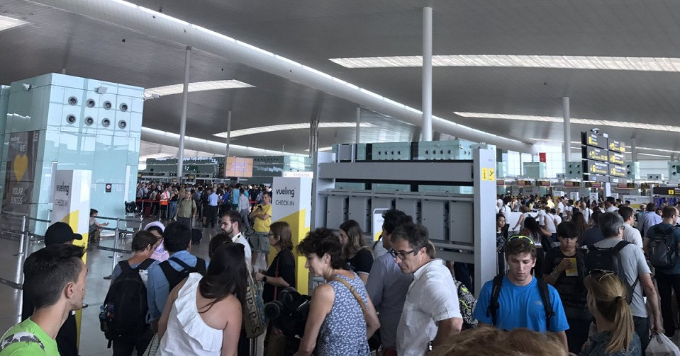 Colas Aeropuerto Barcelona El Prat