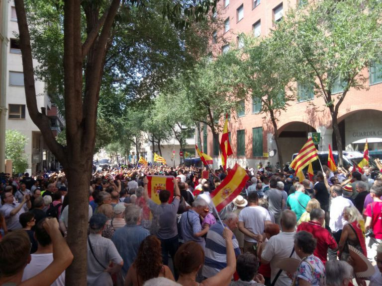 Manifestacion Barcelona Guardia Civil CUP