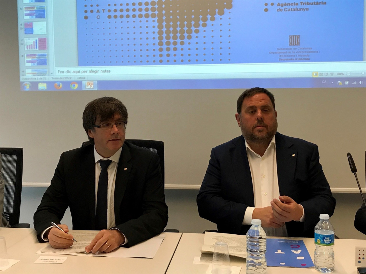 Oriol Junqueras Carles Puigdemont