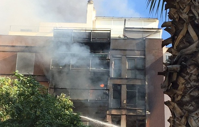 Incendio saragossa barcelona