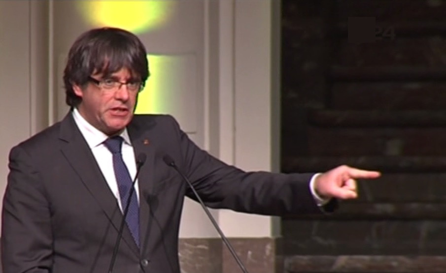 Puigdemont miente en burselas