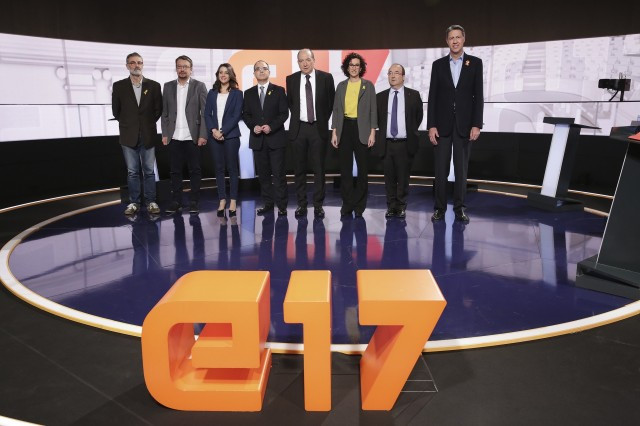 Ultimo debate electoral antes del 21D