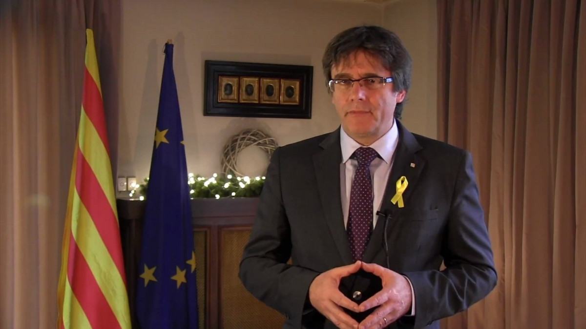 Puigdemont mensaje fin de ano 2017