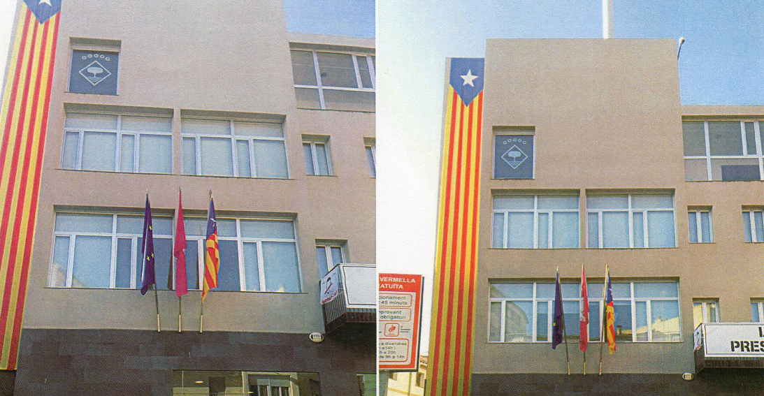 Fachada del Ayuntamiento de Alcarràs