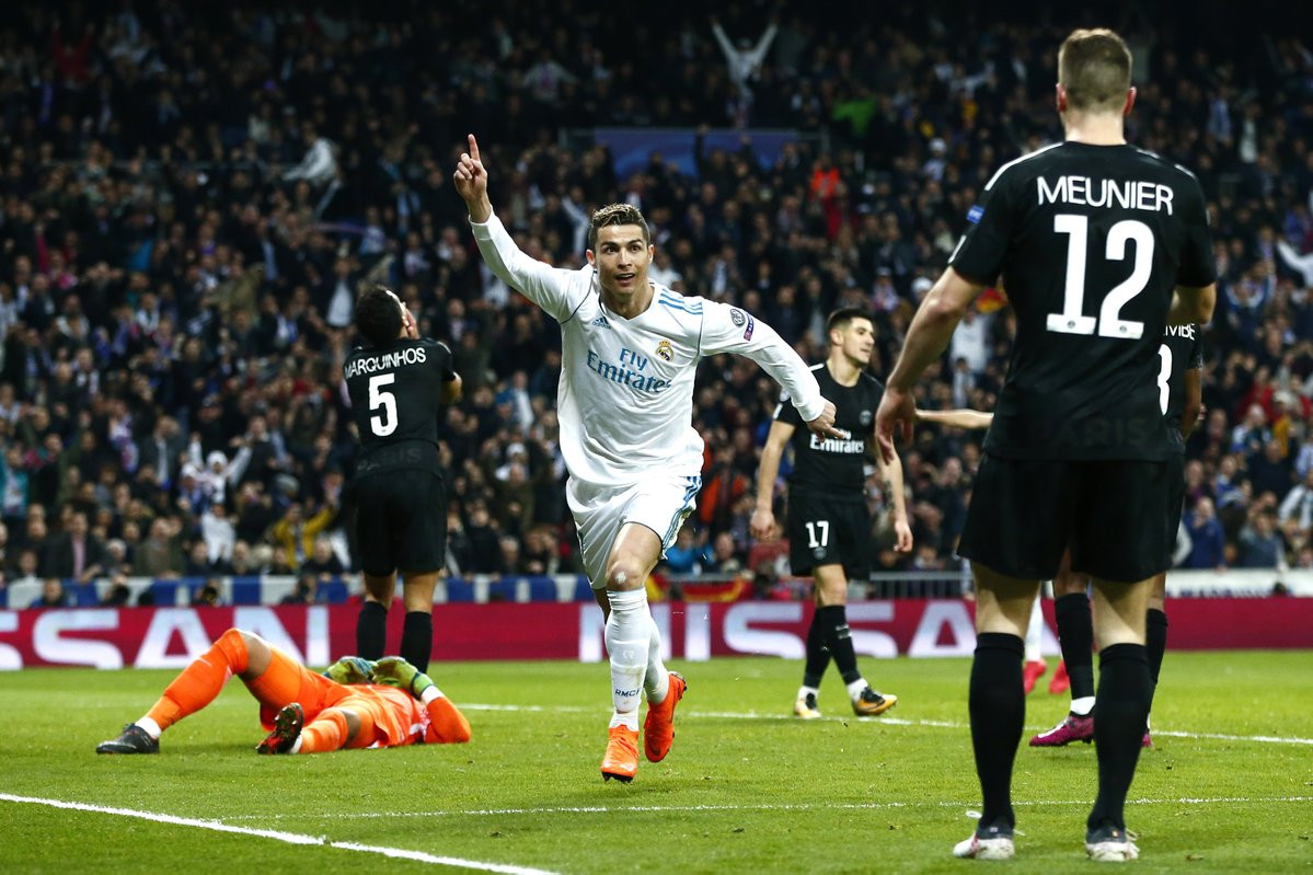 Real Madrid PSG Champions League Cristiano Ronaldo