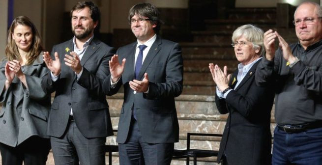 Serret comin puigdemont ponsati y puig