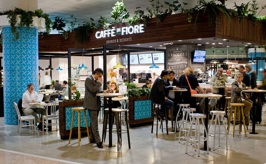 Restaurante cafetería aeropuerto prat