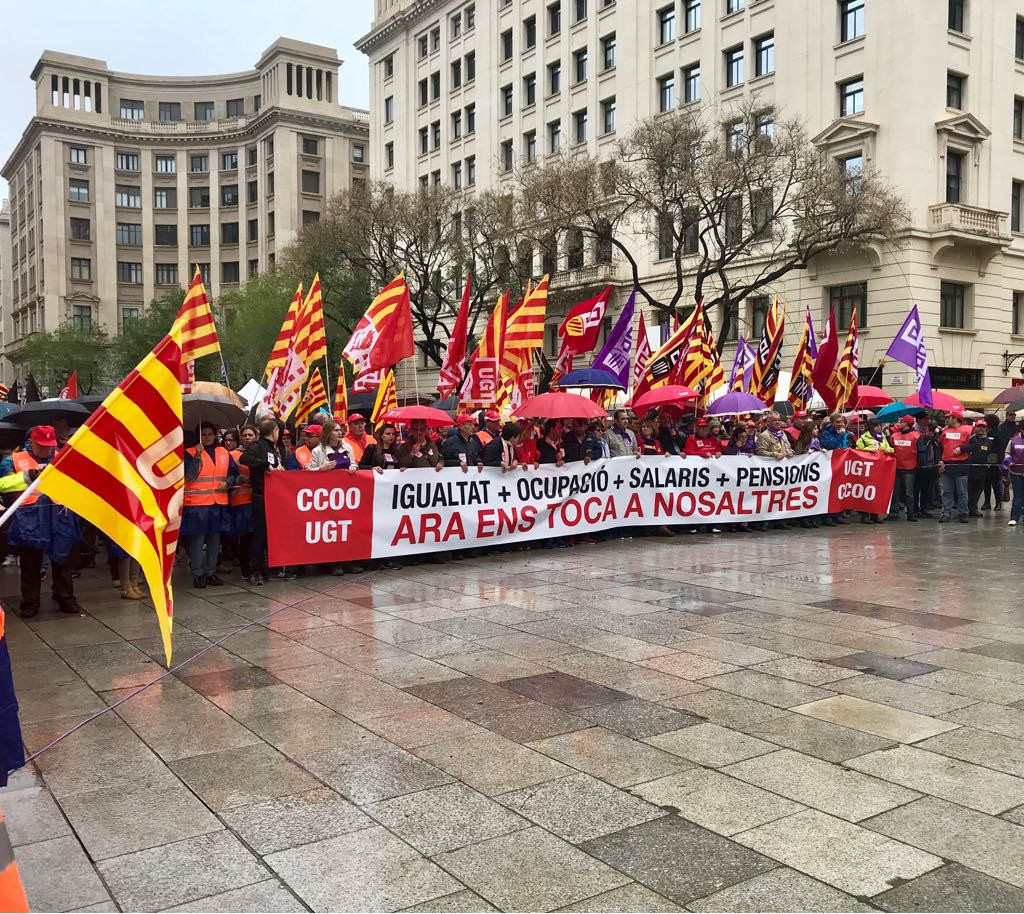 Manifestaciu00f3n 1 de mayo 2018 Barcelona 2