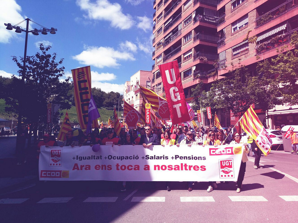 Manifestaciu00f3n 1 de mayo 2018 Barcelona 3