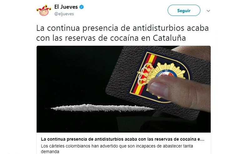 El jueves policía cocaina catalunya 11052018