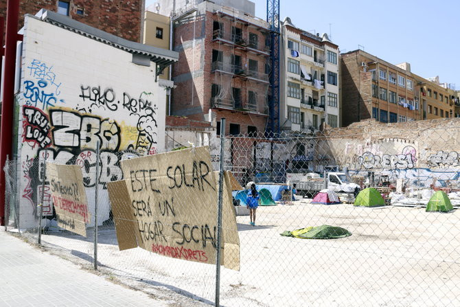 Acampada arc de triomf 30052018