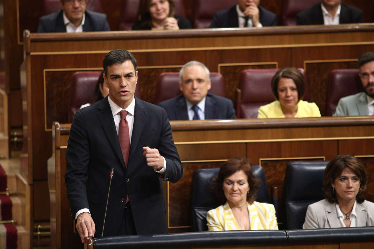 Pedro Sanchez en el Congreso