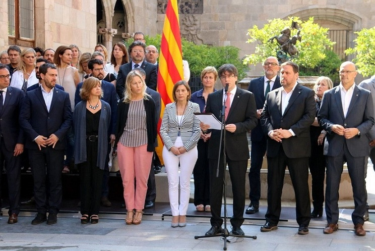 PUIGDEMONT GOVERN junqueras munté borras comín romeva 17072018