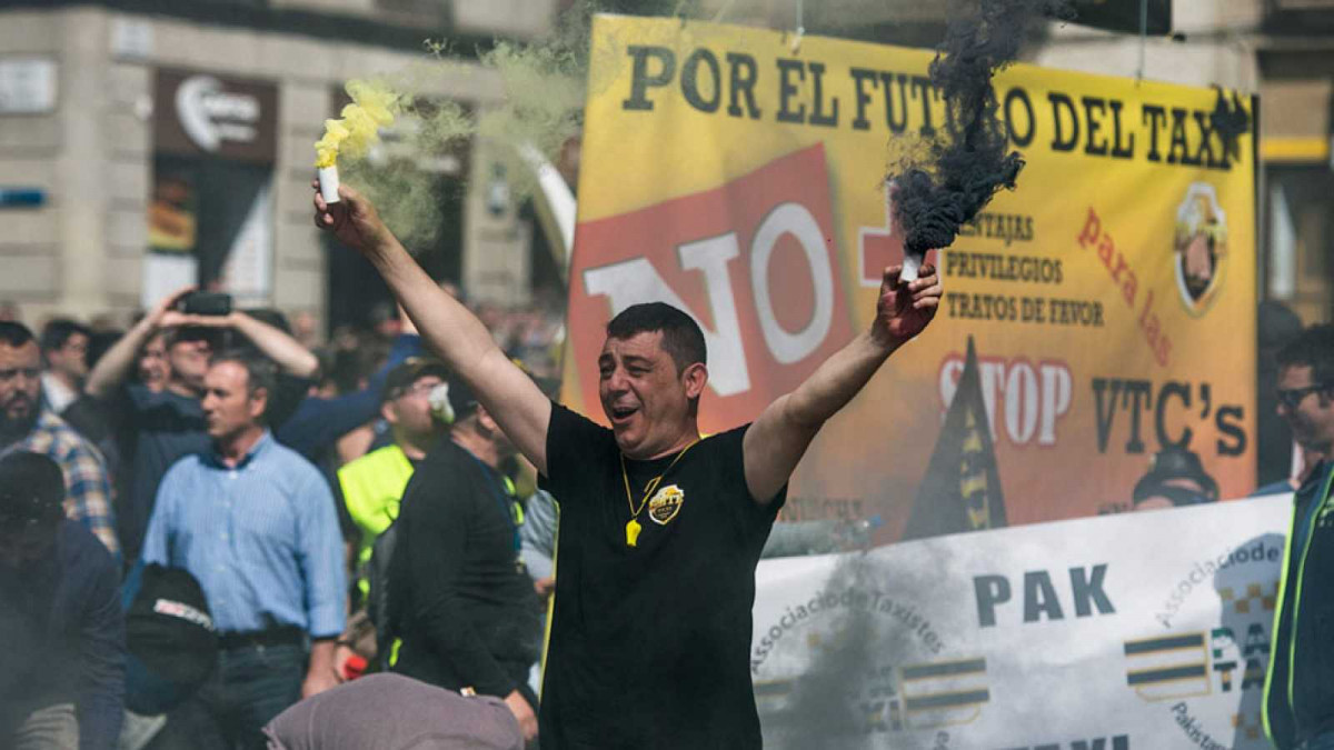 Taxis bcn manifestacion rtve