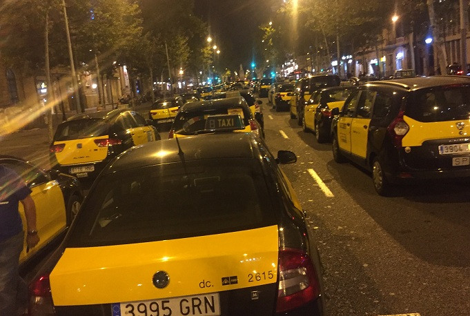 Taxis barcelona noche