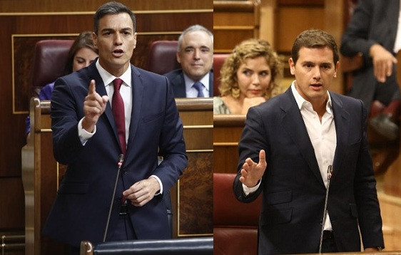 Pedro sánchez albert rivera congreso 12092018