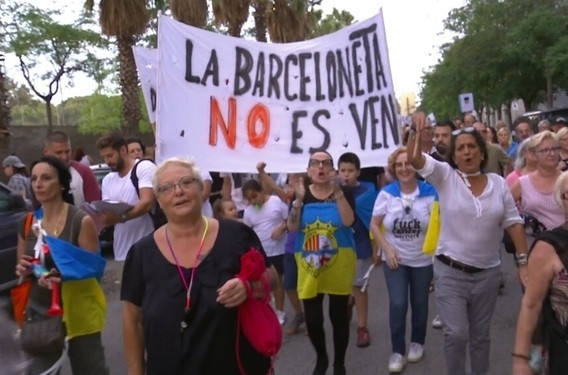 Marcha vecinos barceloneta 14092018