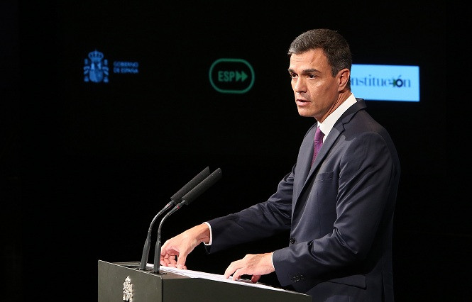 Pedro sánchez conferencia aforamientos 17092018