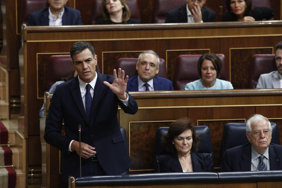 Pedro Sánchez sesión de control al Gobierno