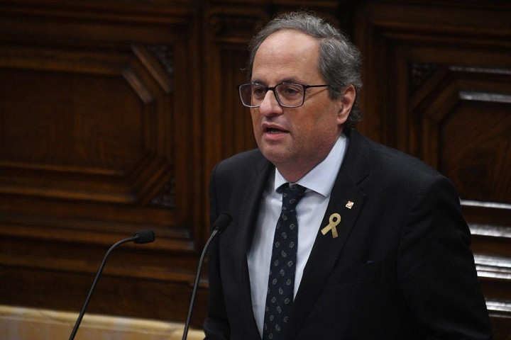 Quim torra parlament tres 02102018