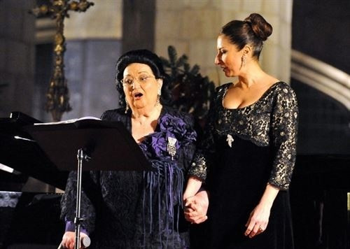 Montserrat caballe con su hija montse marti ep