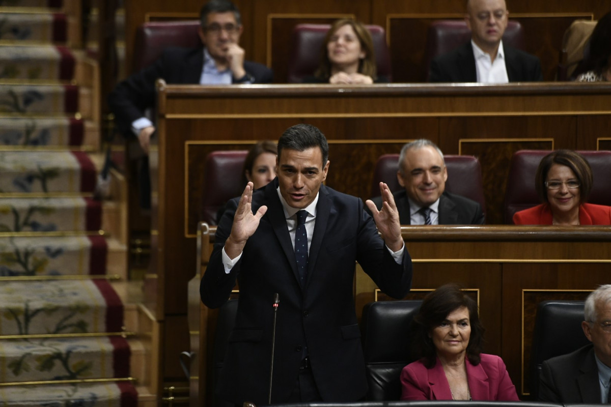 Pedro Sánchez en el Congreso