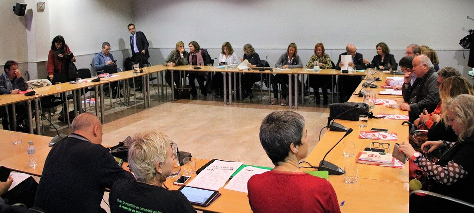 Reunión de la mesa de la función pública GENERALITAT