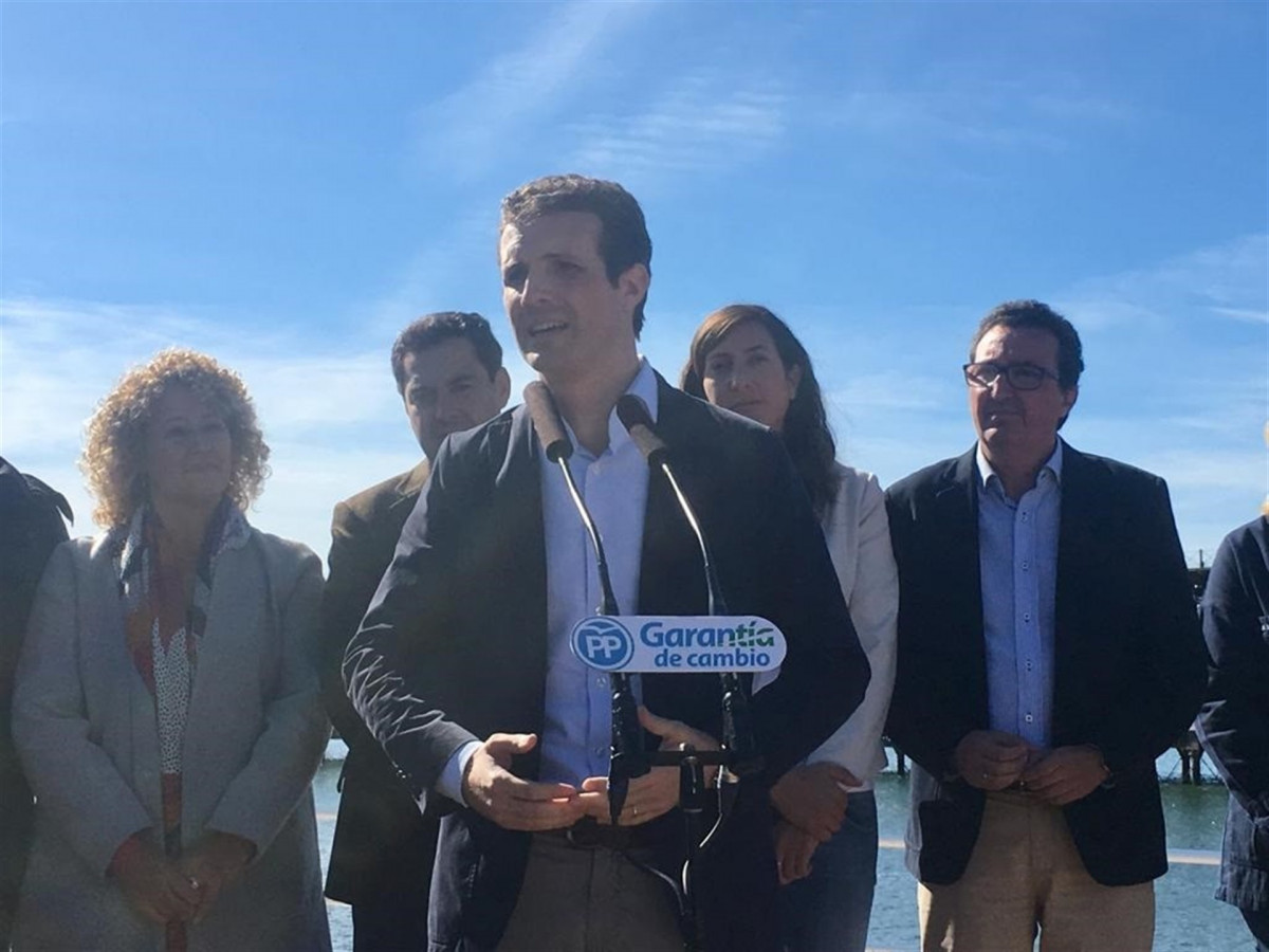 Pablo Casado en Huelva