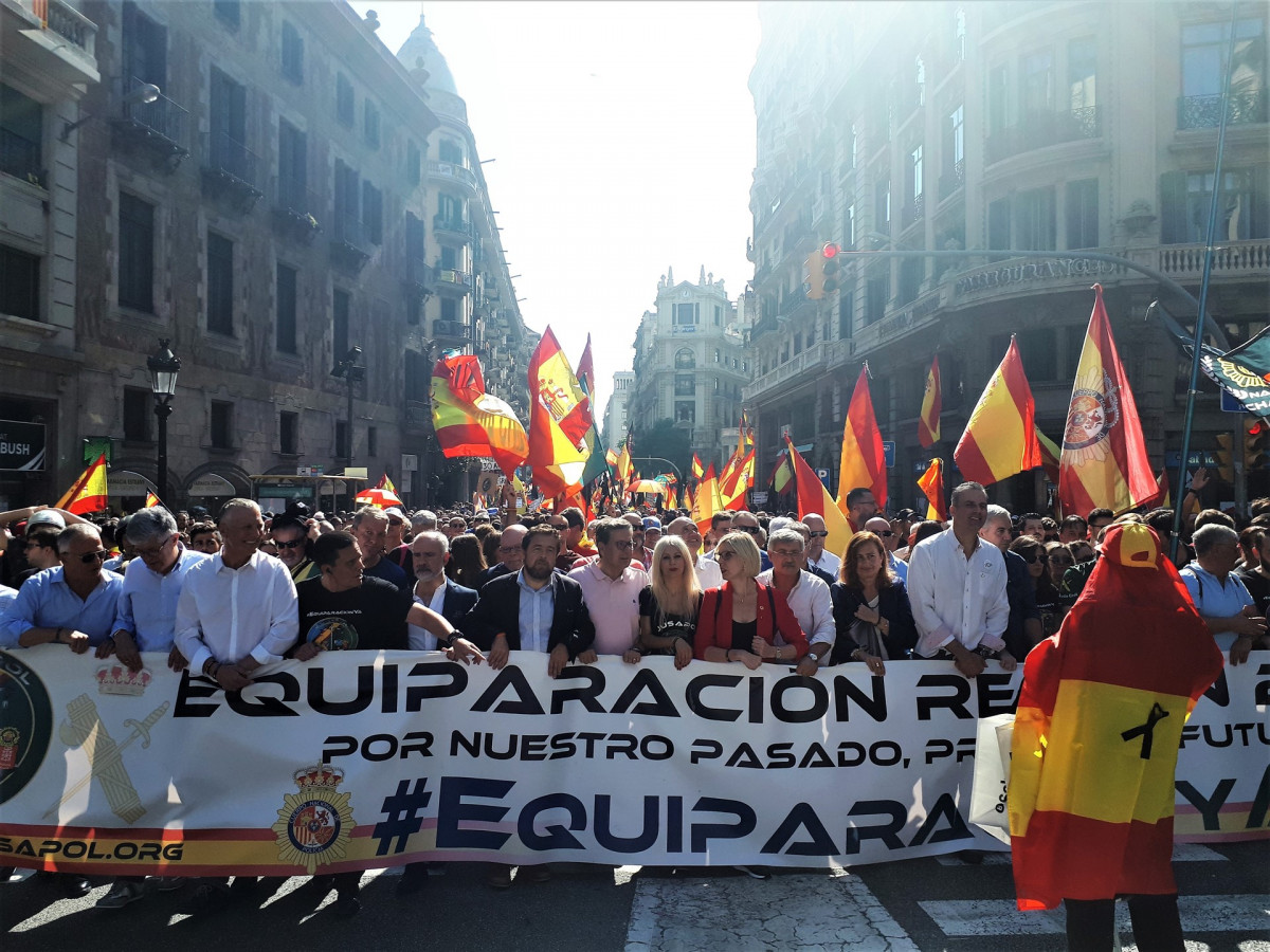 Jusapol manifestación barcelona sábado