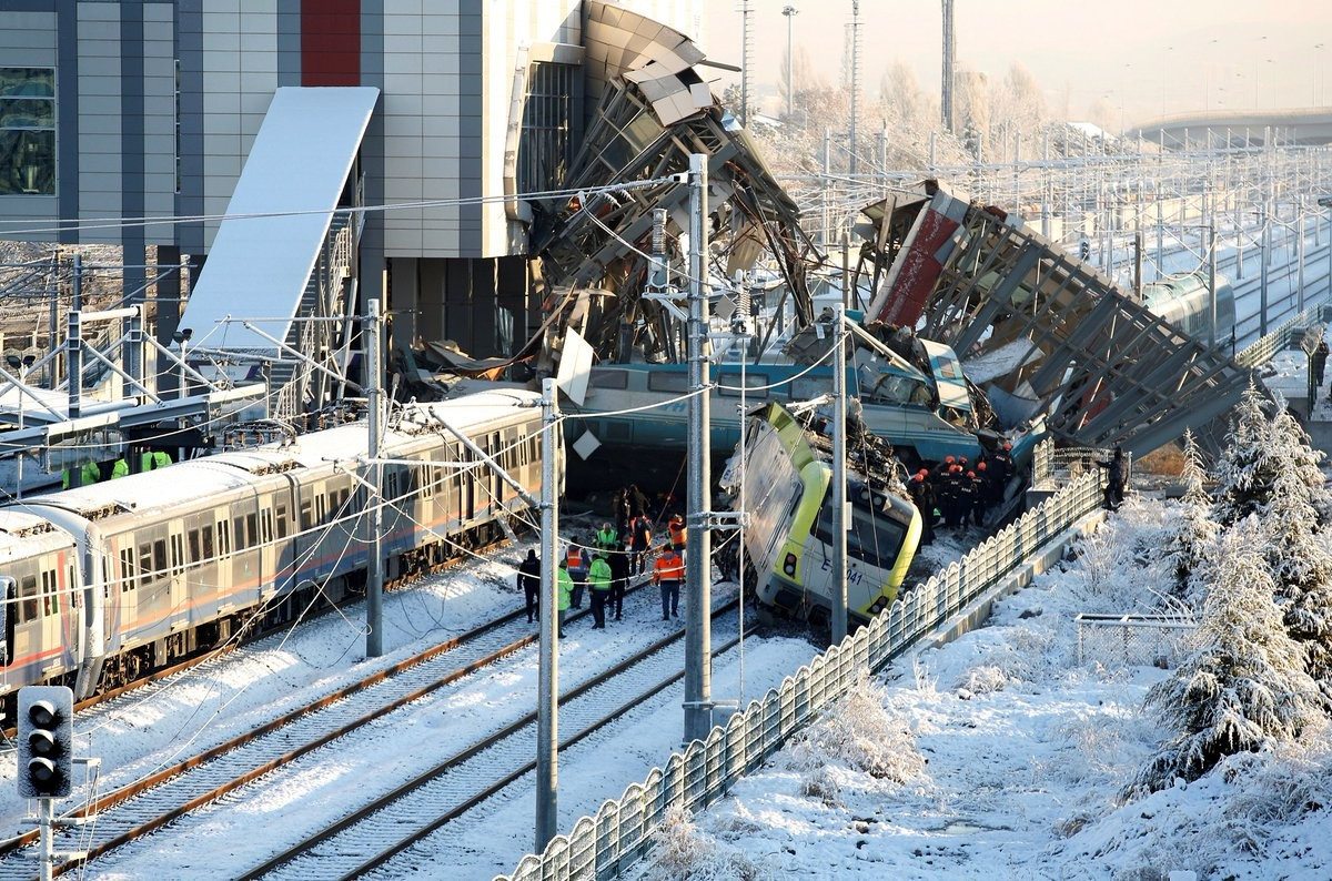 Accidente de tren en Turquía