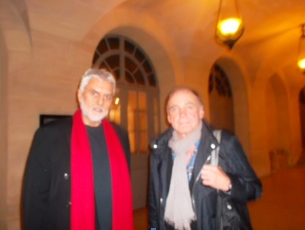 Edmundo Font con Bruno Ganz en el Odeon de Paru00eds