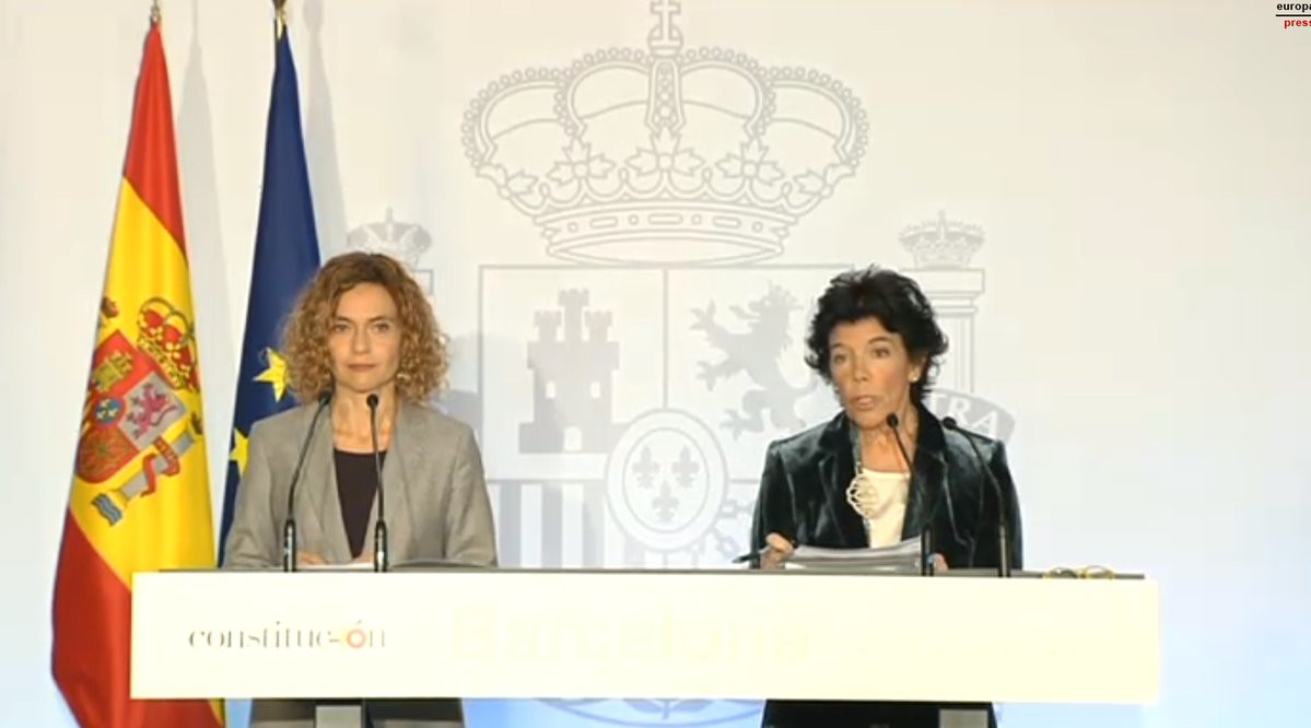 Batet y Celaa tras el Consejo de Ministros