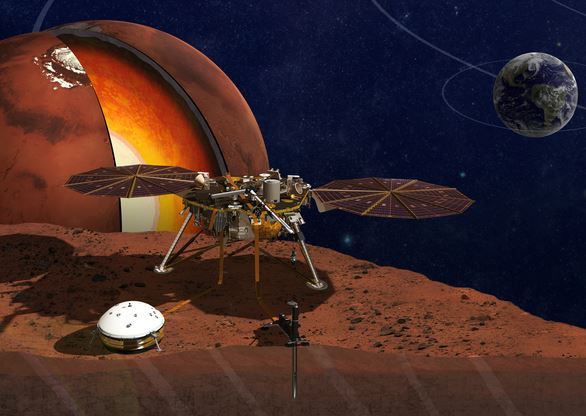 Recreaciu00f3n de la misiu00f3n InSight NASA