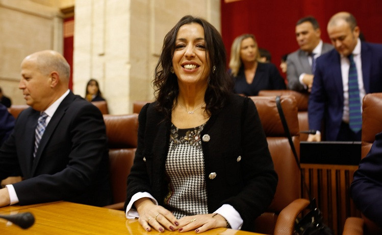 Marta Bosquet, presidenta del Parlamento andaluz