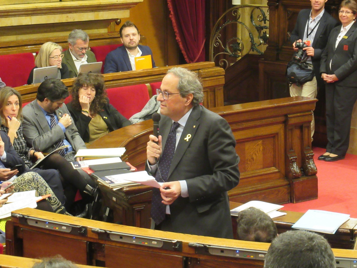 Quim torra parlament