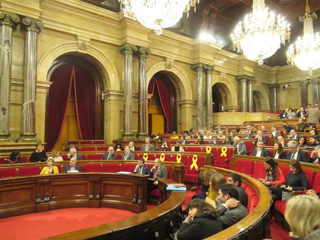 Pleno del parlament de catalunya