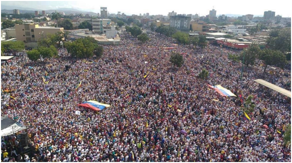 Manifestaciu00f3n 23 enero guaidu00f3