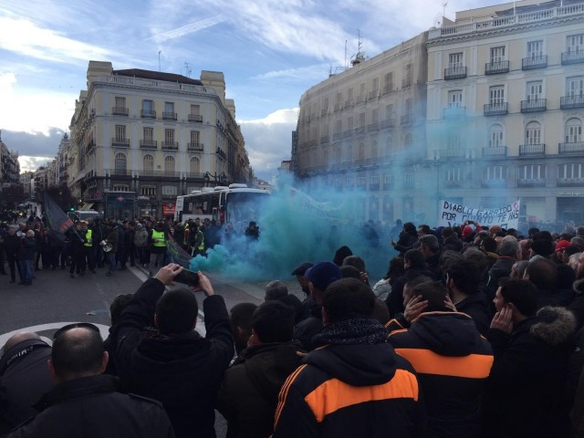 Taxistasmanifestacinmadrid