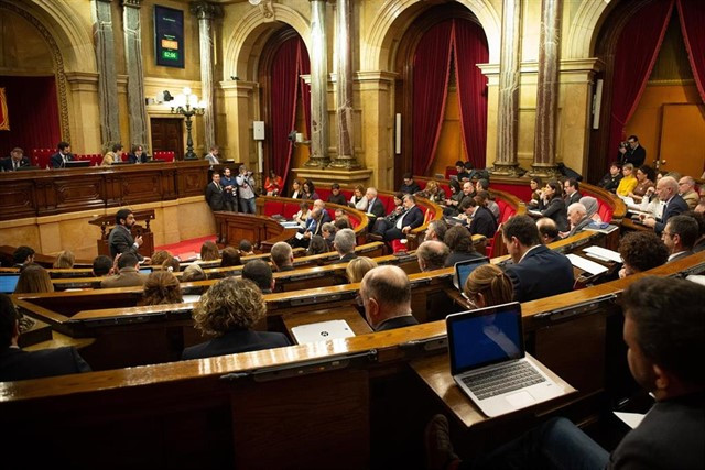 Pleno del Parlament de Catalunya