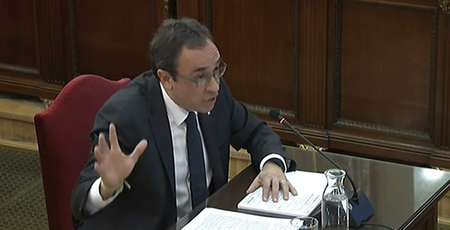 Josep Rull en el Tribunal Supremo