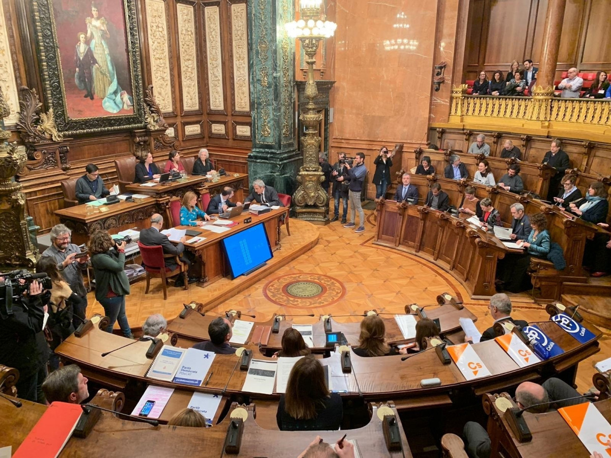 Pleno del Ayuntamiento de Barcelona de febrero