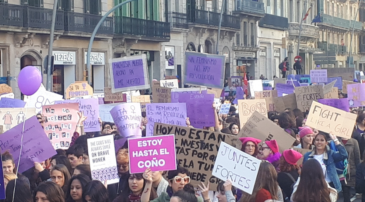 Estudiantes barcelona 8M