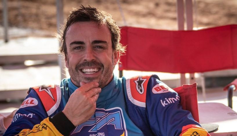 Fernando alonso prueba para el Dakar