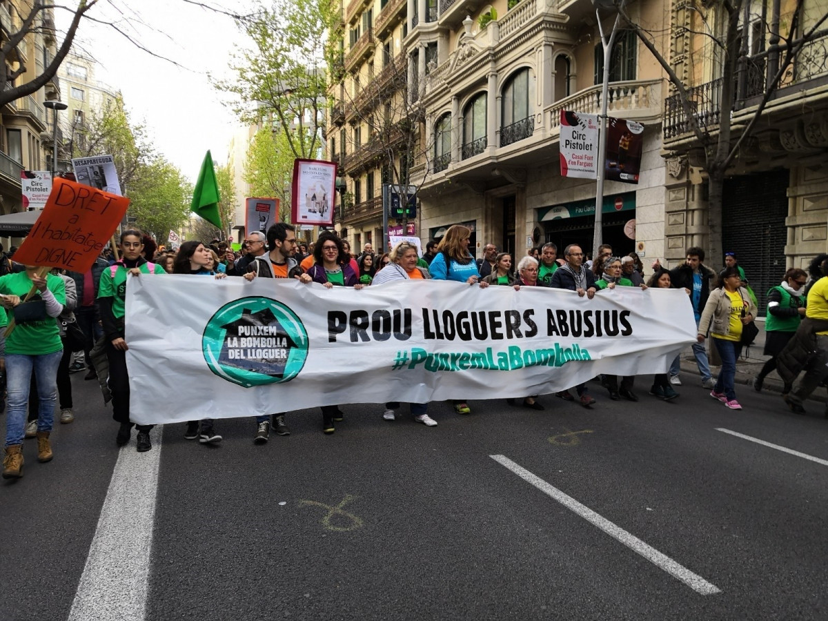 Manifestación alquileres abusivos