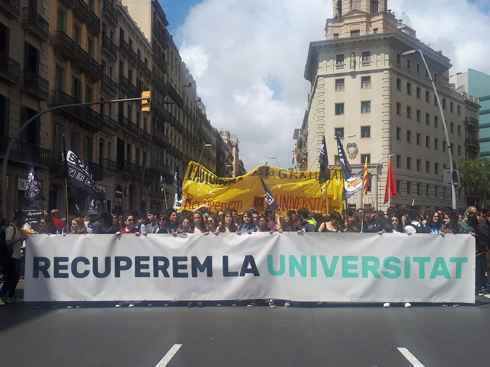 Estudiantes tasas universitarias