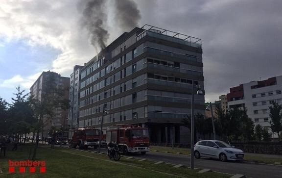 Incendio en Terrassa